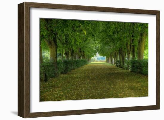 French Gardens-Shelley Lake-Framed Art Print