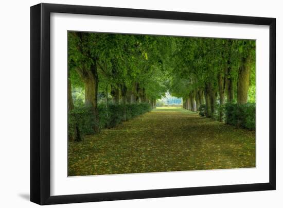 French Gardens-Shelley Lake-Framed Art Print