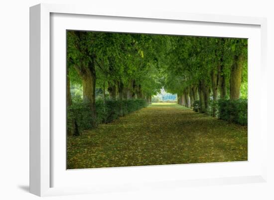 French Gardens-Shelley Lake-Framed Art Print