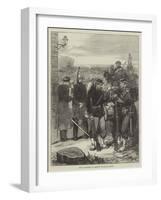 French Gendarmes and Sergents De Ville at Meudon-Felix Regamey-Framed Giclee Print
