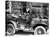 French General Philippe Leclerc Outside Notre Dame, Liberation of Paris, August 1944-null-Stretched Canvas