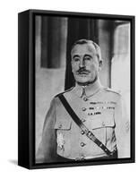 French General Robert Georges Nivelle-null-Framed Stretched Canvas