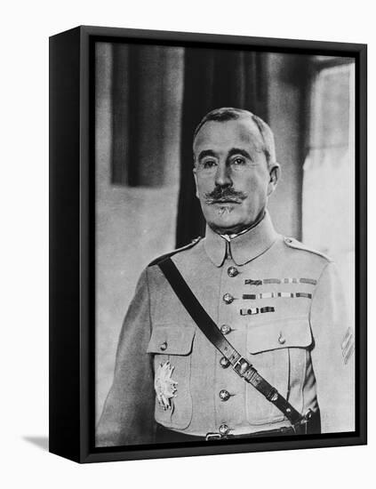 French General Robert Georges Nivelle-null-Framed Stretched Canvas