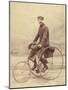 French Gentleman on His Tricycle-null-Mounted Premium Photographic Print