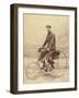 French Gentleman on His Tricycle-null-Framed Photographic Print