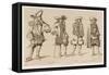 French Gentlemen of the Seventeenth Century-Raphael Jacquemin-Framed Stretched Canvas