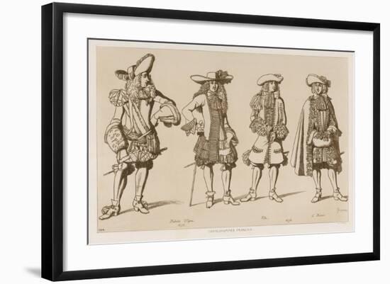 French Gentlemen of the Seventeenth Century-Raphael Jacquemin-Framed Giclee Print