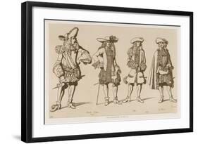 French Gentlemen of the Seventeenth Century-Raphael Jacquemin-Framed Giclee Print