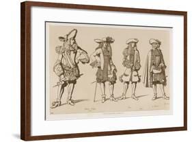 French Gentlemen of the Seventeenth Century-Raphael Jacquemin-Framed Giclee Print