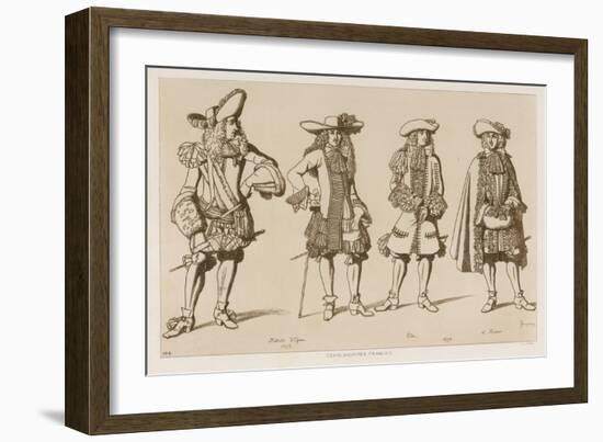 French Gentlemen of the Seventeenth Century-Raphael Jacquemin-Framed Giclee Print