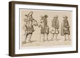 French Gentlemen of the Seventeenth Century-Raphael Jacquemin-Framed Giclee Print