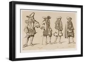 French Gentlemen of the Seventeenth Century-Raphael Jacquemin-Framed Giclee Print