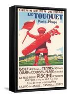 French Golf Travel Poster-null-Framed Stretched Canvas