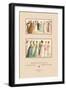 French Gowns, 1694-1800-Racinet-Framed Art Print