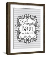 French Grey Bath 1-Melody Hogan-Framed Art Print