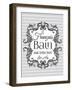 French Grey Bath 1-Melody Hogan-Framed Art Print