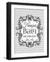 French Grey Bath 1-Melody Hogan-Framed Art Print