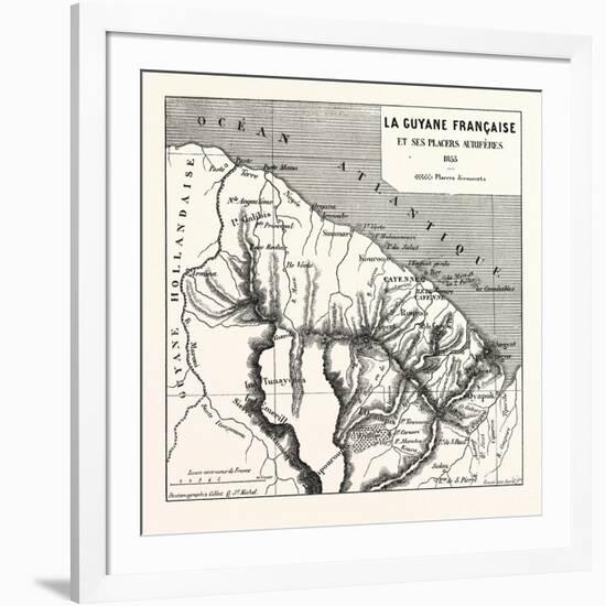 French Guiana, 1855-null-Framed Giclee Print