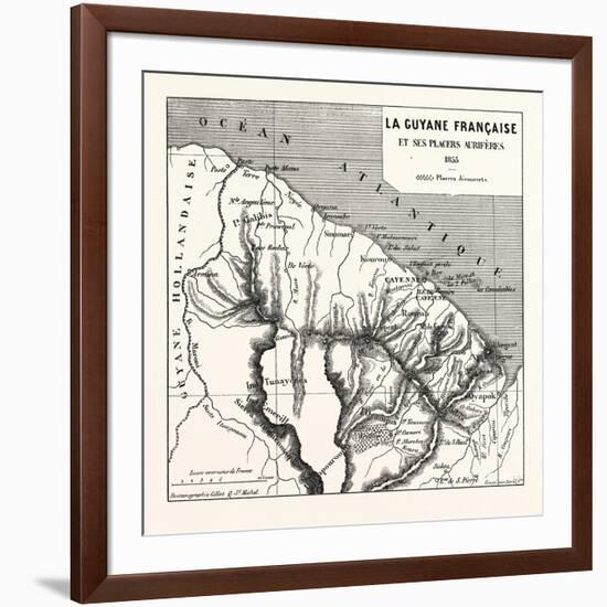 French Guiana, 1855-null-Framed Giclee Print