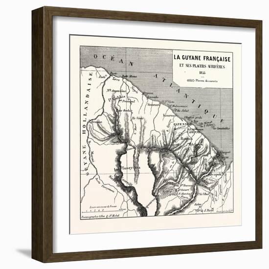 French Guiana, 1855-null-Framed Giclee Print