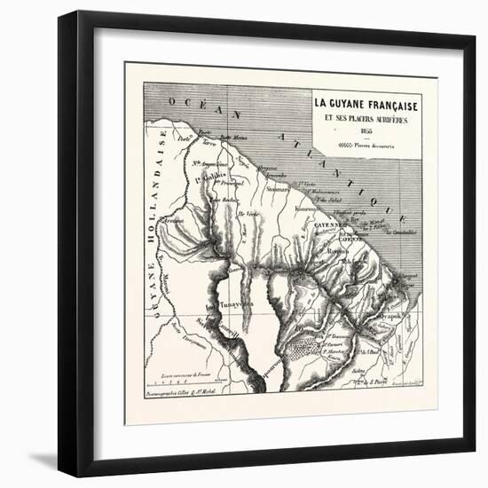 French Guiana, 1855-null-Framed Giclee Print