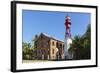 French Guiana, Ile Royale. Lighthouse Situated on Prison Island-Alida Latham-Framed Photographic Print