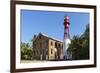 French Guiana, Ile Royale. Lighthouse Situated on Prison Island-Alida Latham-Framed Photographic Print