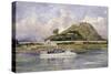 French Gunboat in Front of Tuyen Quan-Lyubov Sergeevna Popova-Stretched Canvas