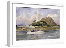 French Gunboat in Front of Tuyen Quan-Lyubov Sergeevna Popova-Framed Giclee Print