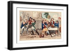 French Happiness English Misery-null-Framed Giclee Print