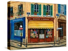 French Hat Shop-Marilyn Dunlap-Stretched Canvas