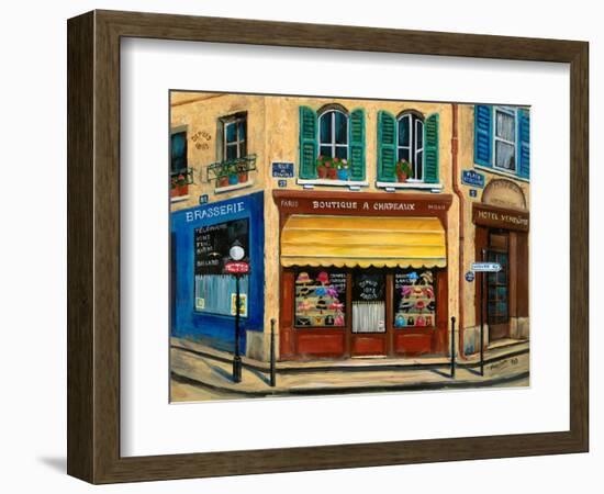 French Hat Shop-Marilyn Dunlap-Framed Art Print