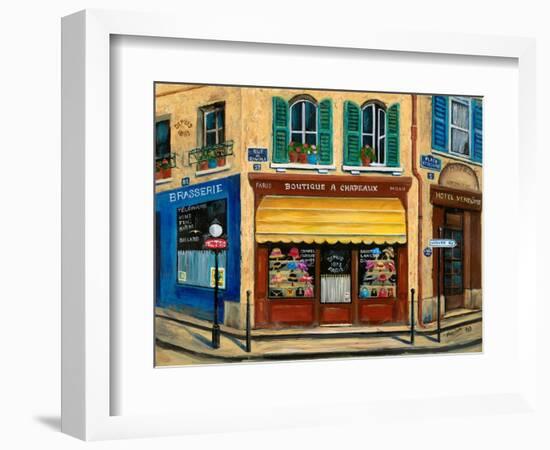 French Hat Shop-Marilyn Dunlap-Framed Art Print