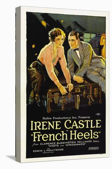 French Heels, Irene Castle, Ward Crane, 1922-null-Stretched Canvas