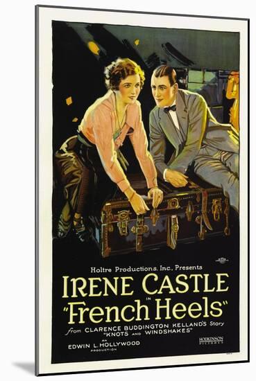 French Heels, Irene Castle, Ward Crane, 1922-null-Mounted Photo