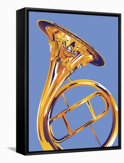 French Horn 8-David Chestnutt-Framed Stretched Canvas