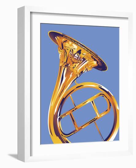 French Horn 8-David Chestnutt-Framed Giclee Print