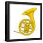 French Horn, Brass, Musical Instrument-Encyclopaedia Britannica-Framed Poster