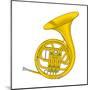 French Horn, Brass, Musical Instrument-Encyclopaedia Britannica-Mounted Poster
