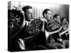 French Horn Players in the New York Philharmonic-Margaret Bourke-White-Stretched Canvas