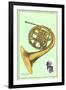 French Horn-null-Framed Art Print