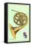 French Horn-null-Framed Stretched Canvas