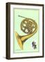 French Horn-null-Framed Art Print