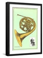 French Horn-null-Framed Art Print