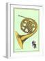 French Horn-null-Framed Art Print