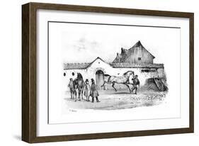 French Horse-Trader-Victor Adam-Framed Giclee Print