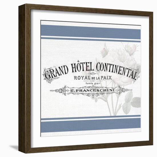 French Hotel 1-Kimberly Allen-Framed Art Print