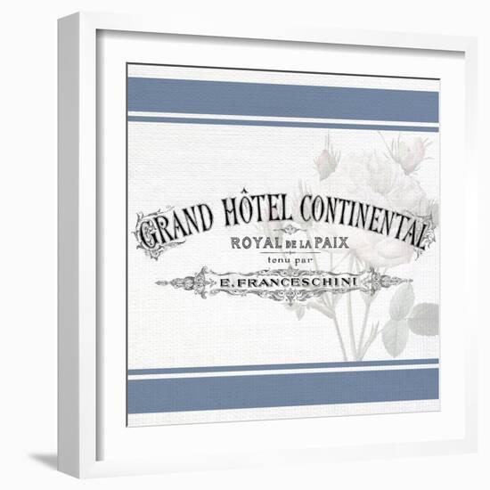 French Hotel 1-Kimberly Allen-Framed Art Print