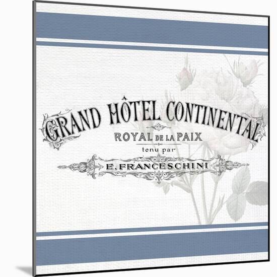 French Hotel 1-Kimberly Allen-Mounted Art Print