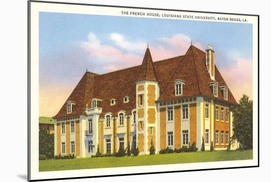 French House, LSU, Baton Rouge-null-Mounted Premium Giclee Print